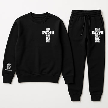 "Walk By Faith" Crewneck Sweat Set