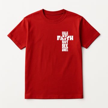 "Walk with the Cross" Red T-Shirt