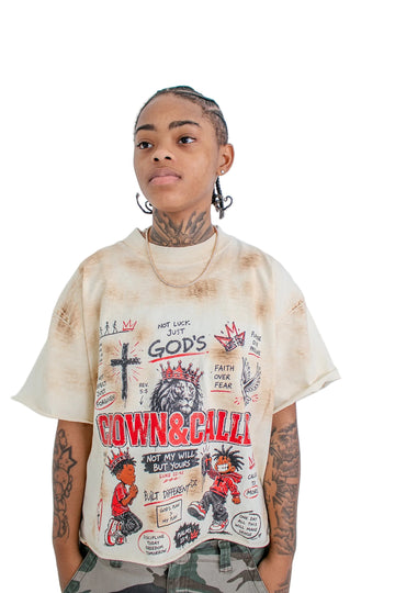 Red Built Different Oversized Heritage Tee