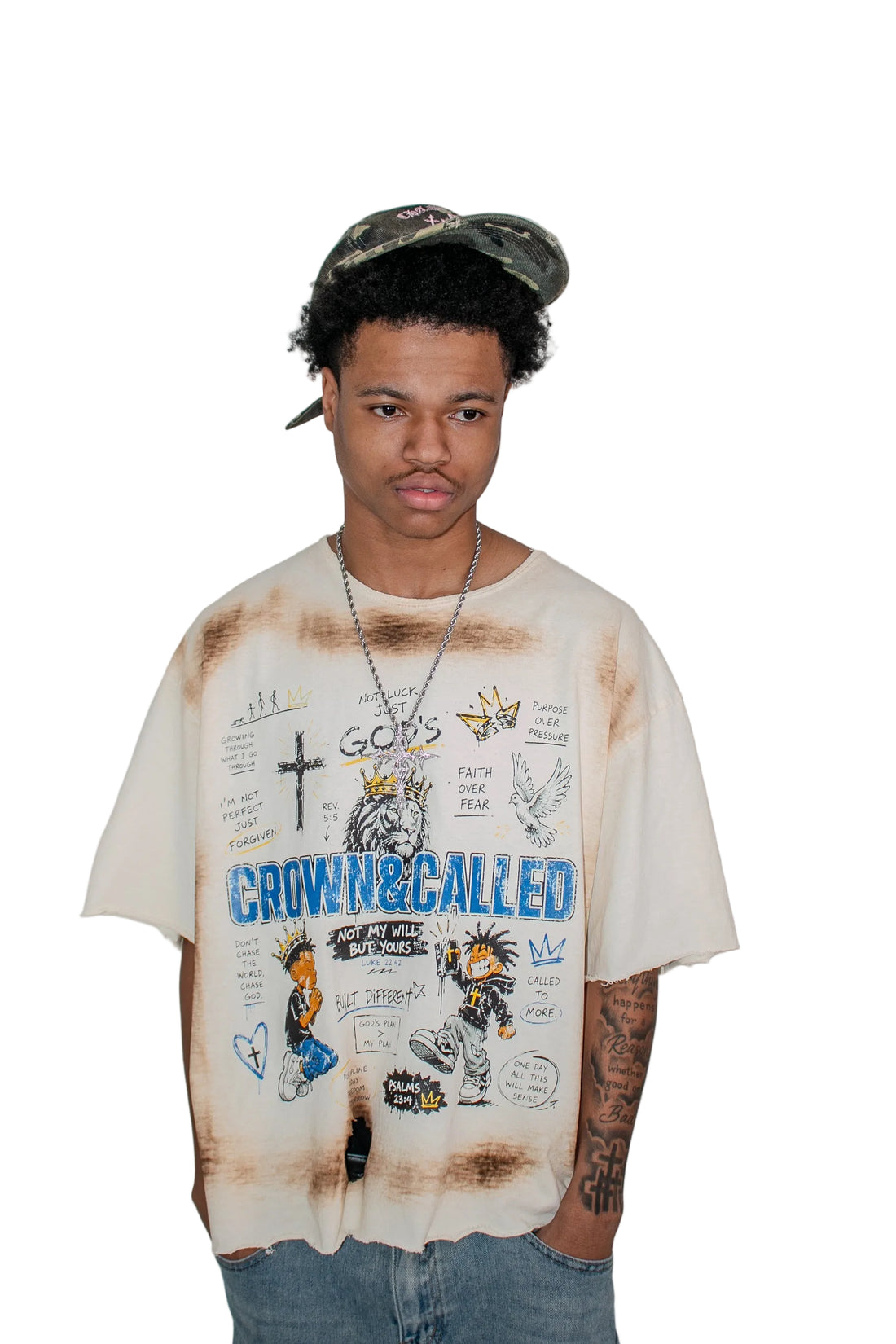 Built Different Oversized Heritage Tee [Blue Edition]